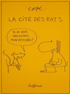 cover image of La cité des rats